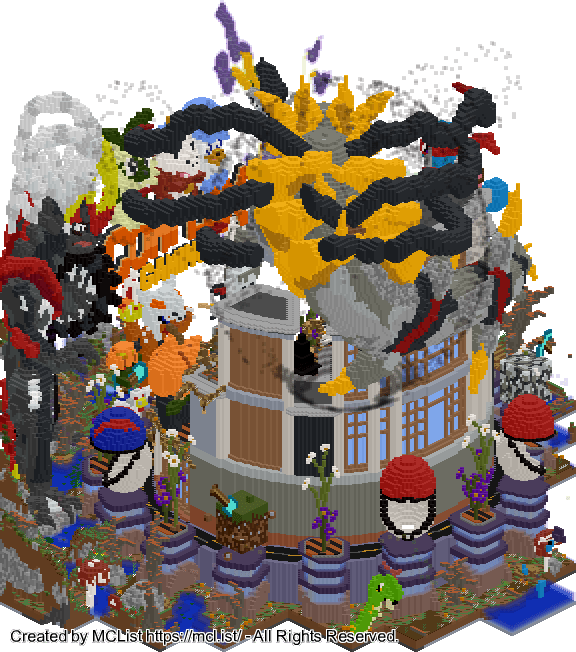 Rendered map
