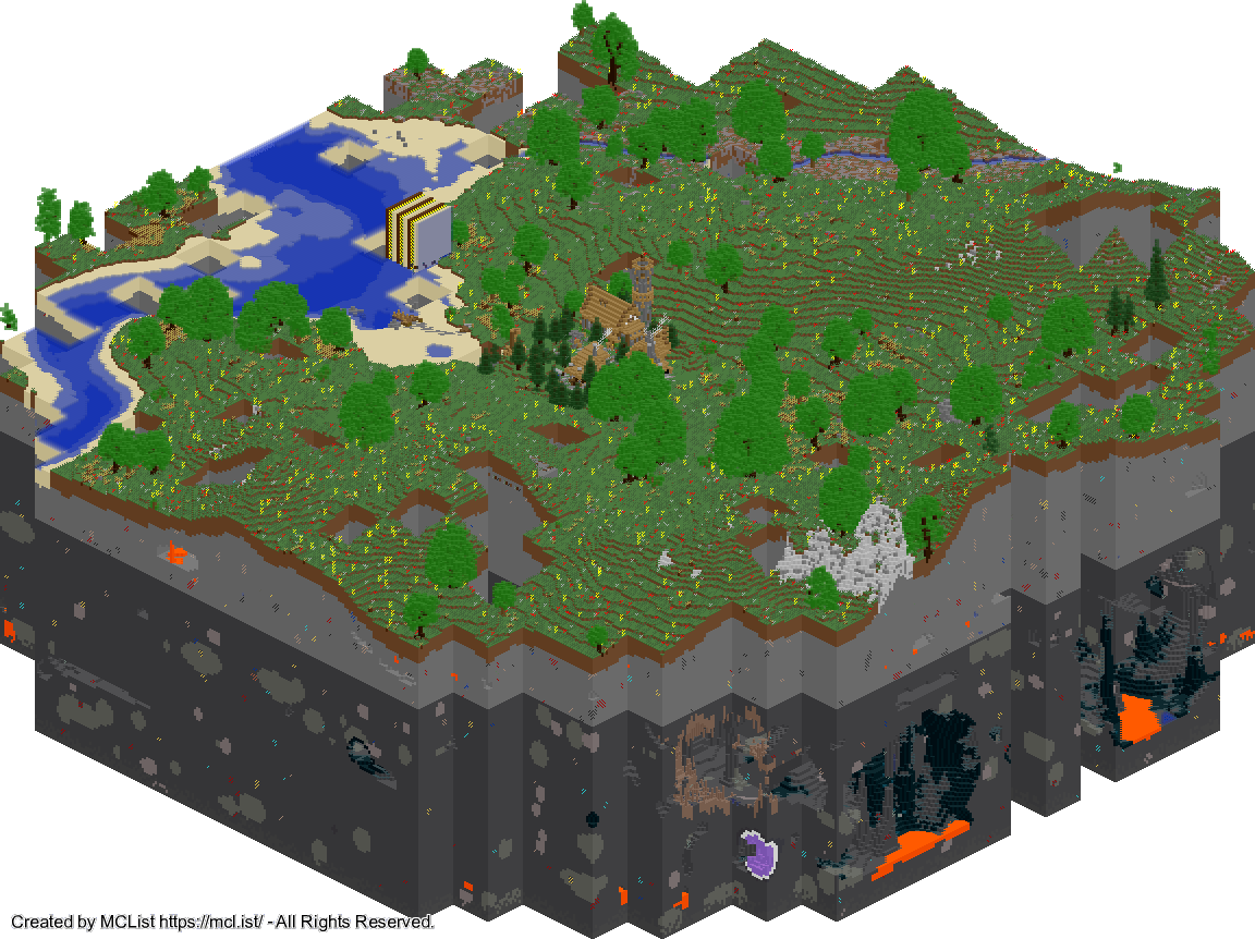 Rendered map