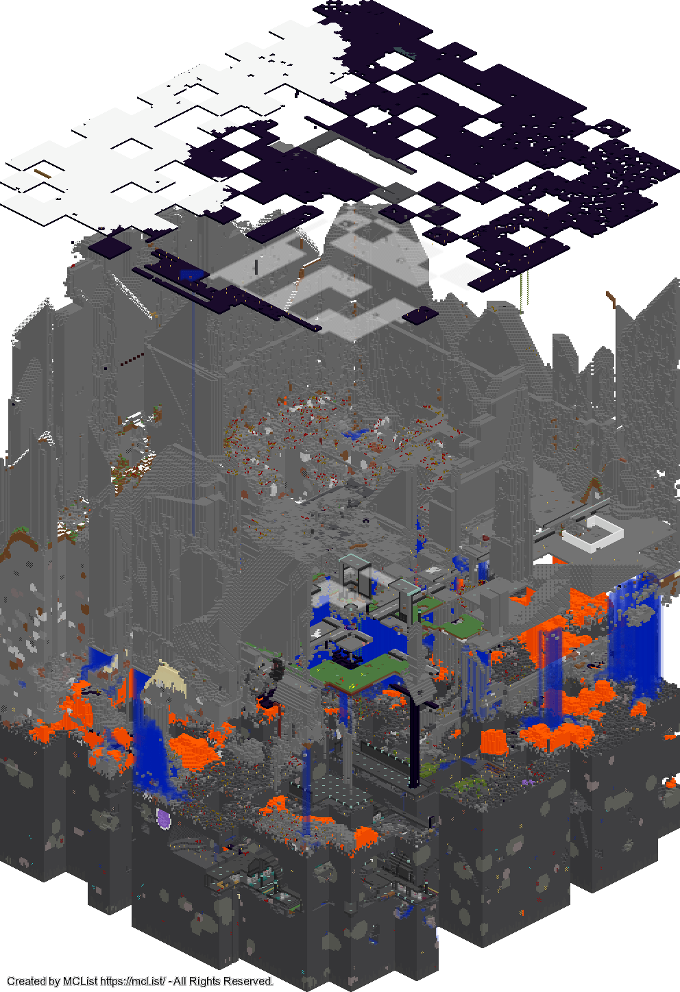 Rendered map