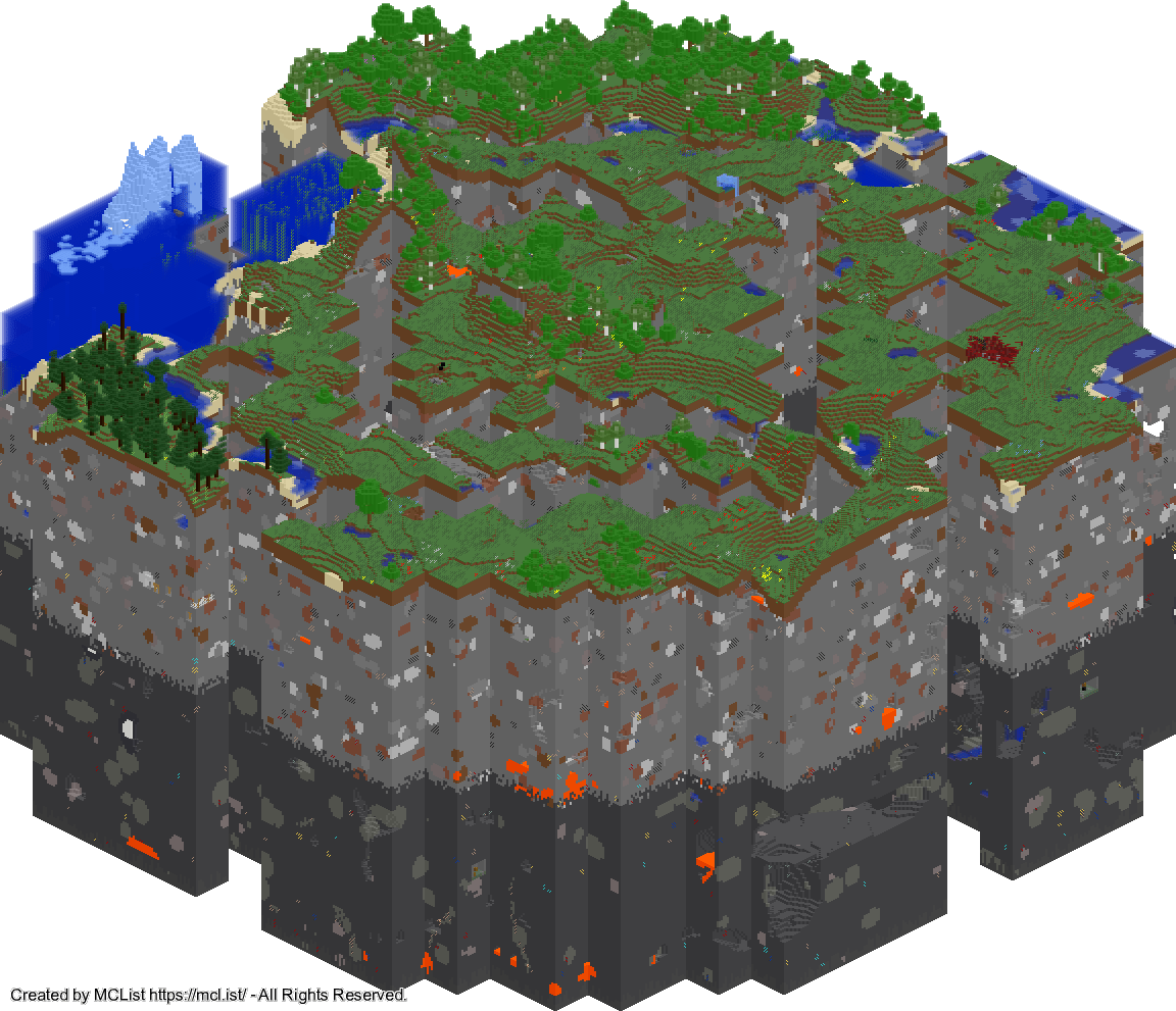 Rendered map