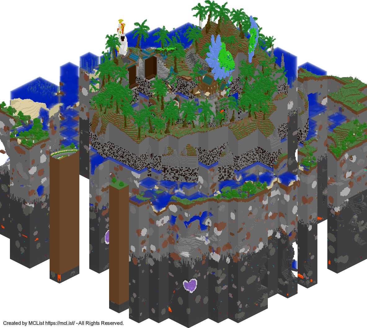 Rendered map