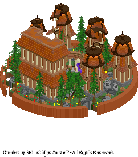 Rendered map
