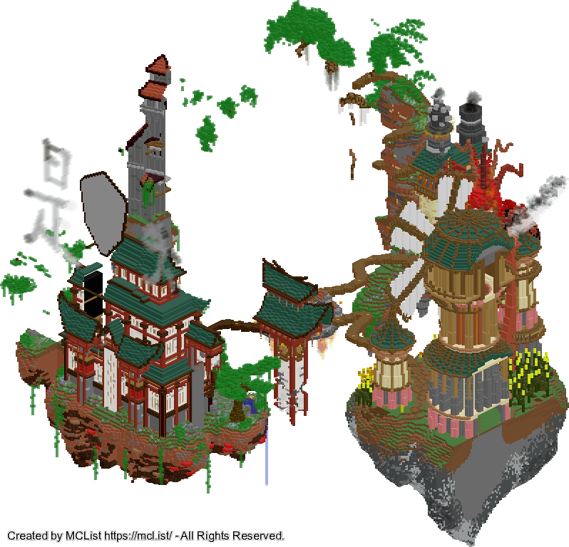 Rendered map