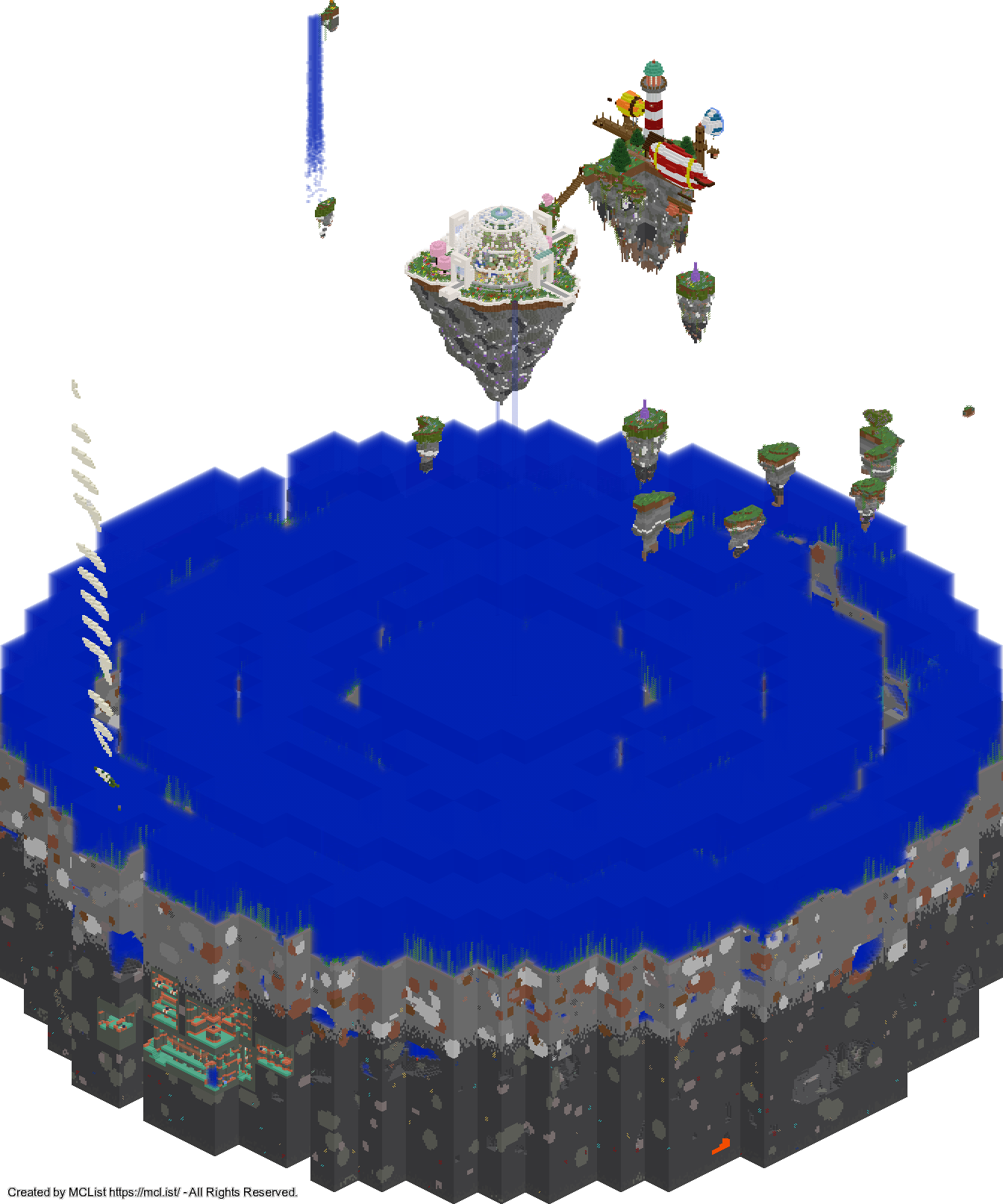 Rendered map