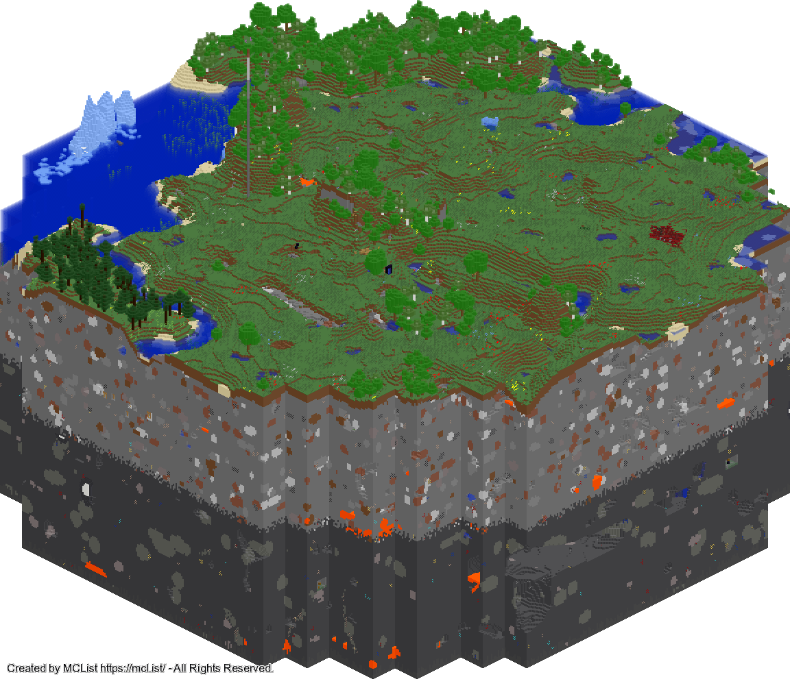 Rendered map