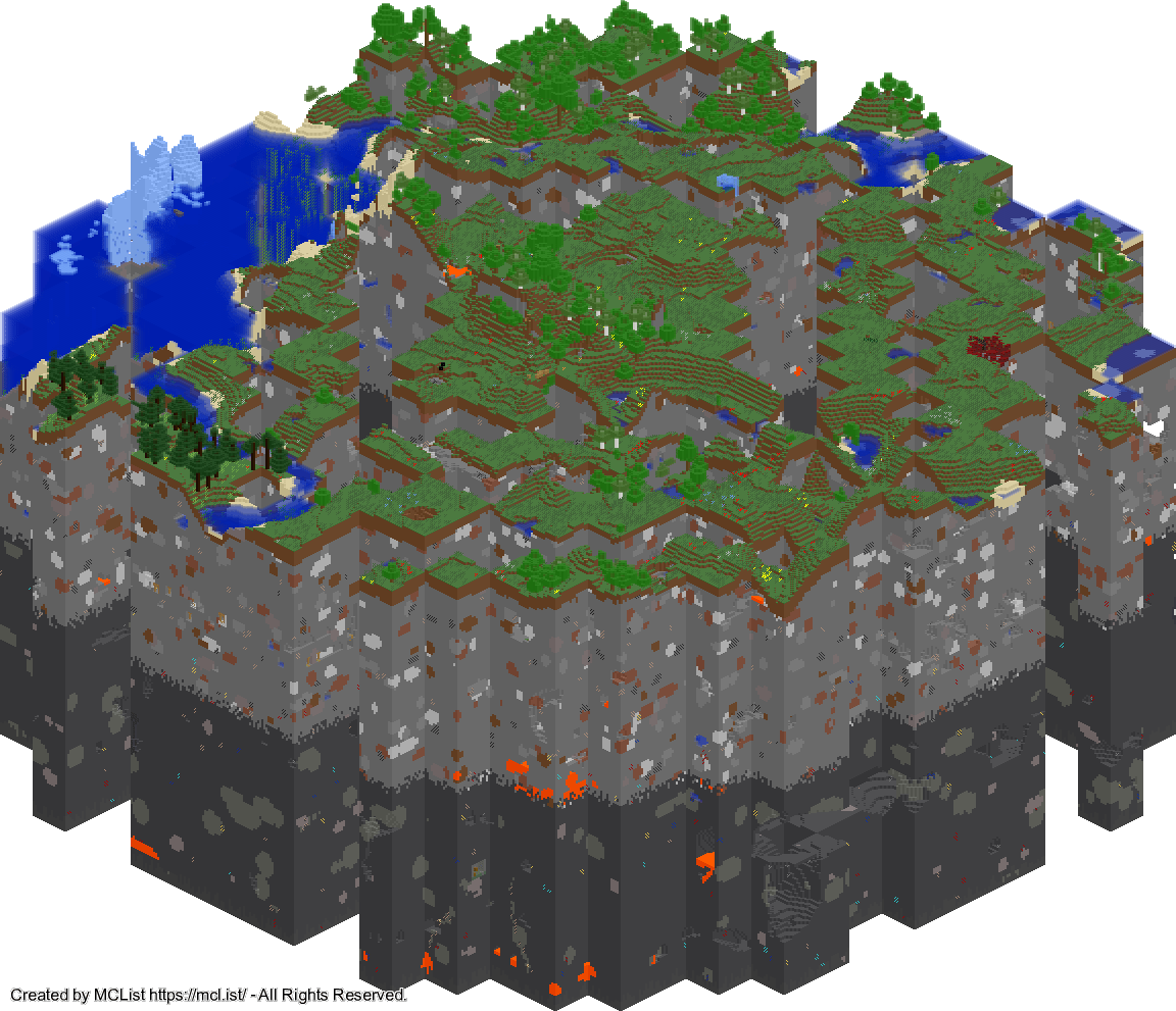 Rendered map