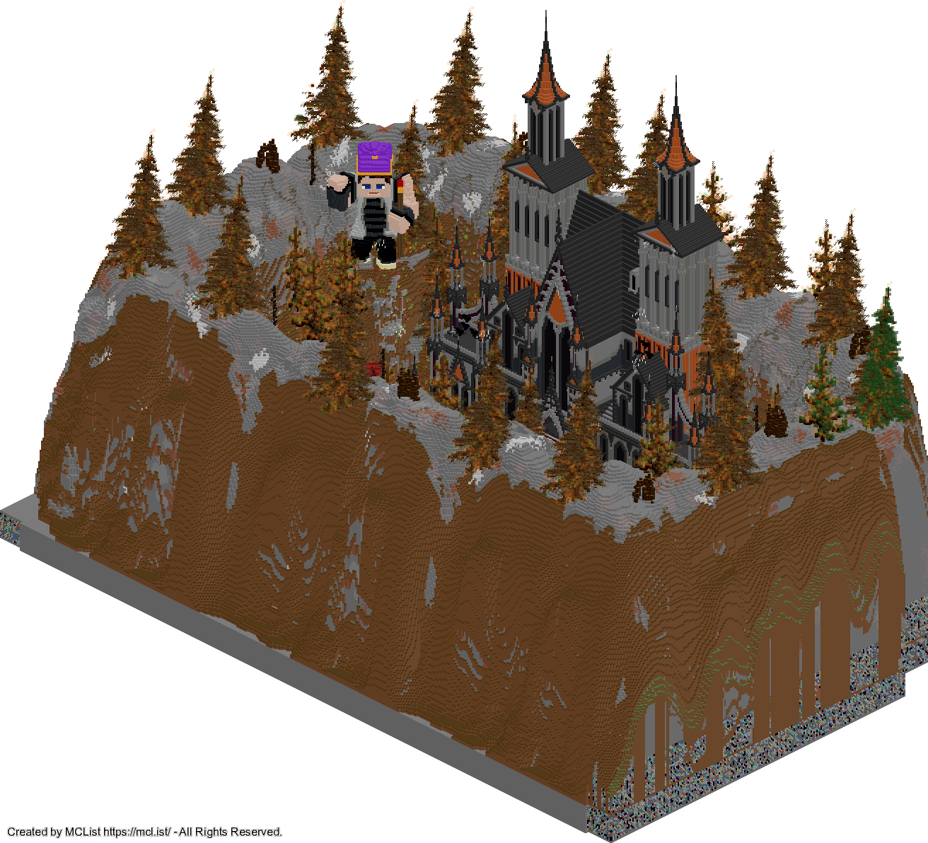 Rendered map