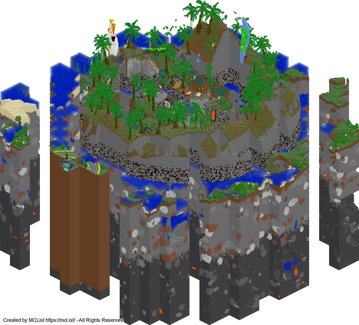 Rendered map