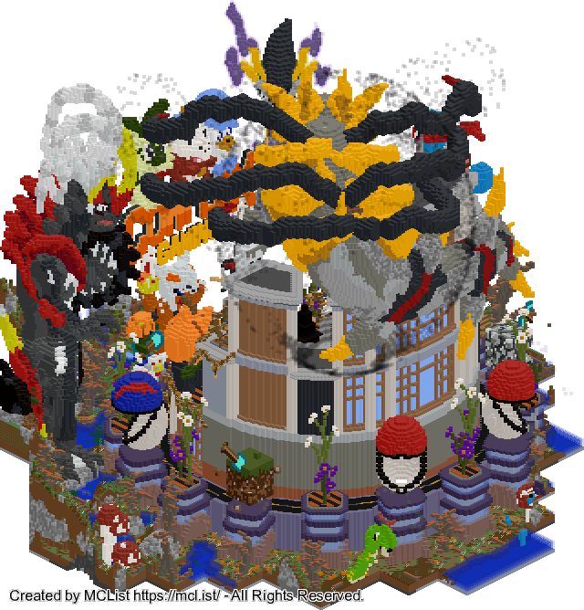 Rendered map