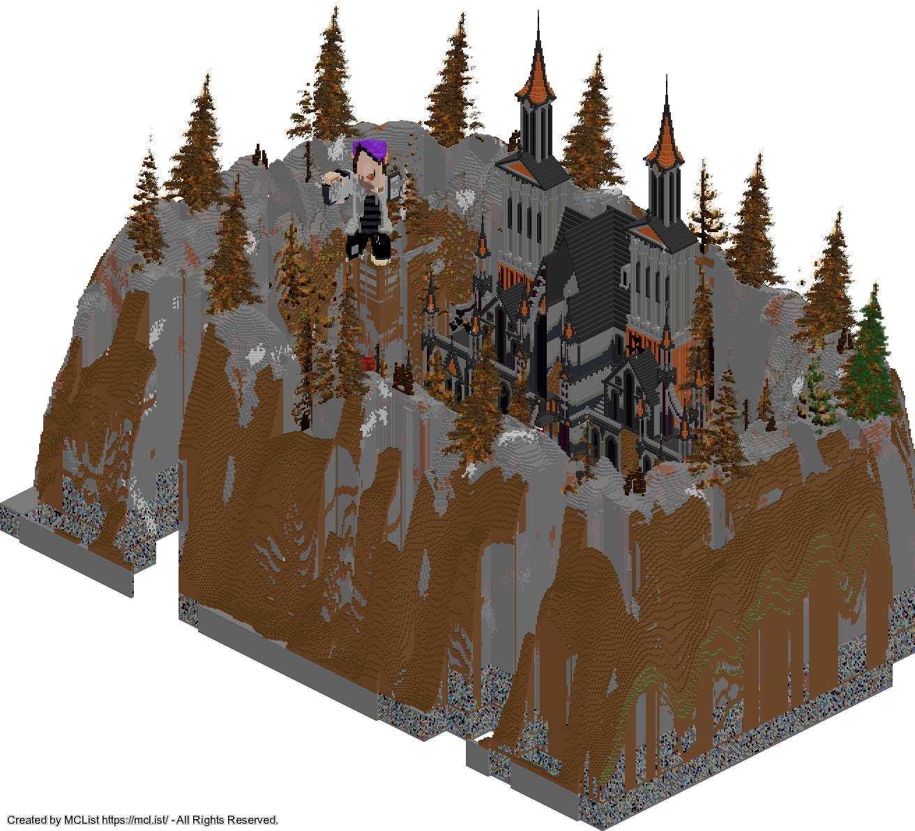 Rendered map