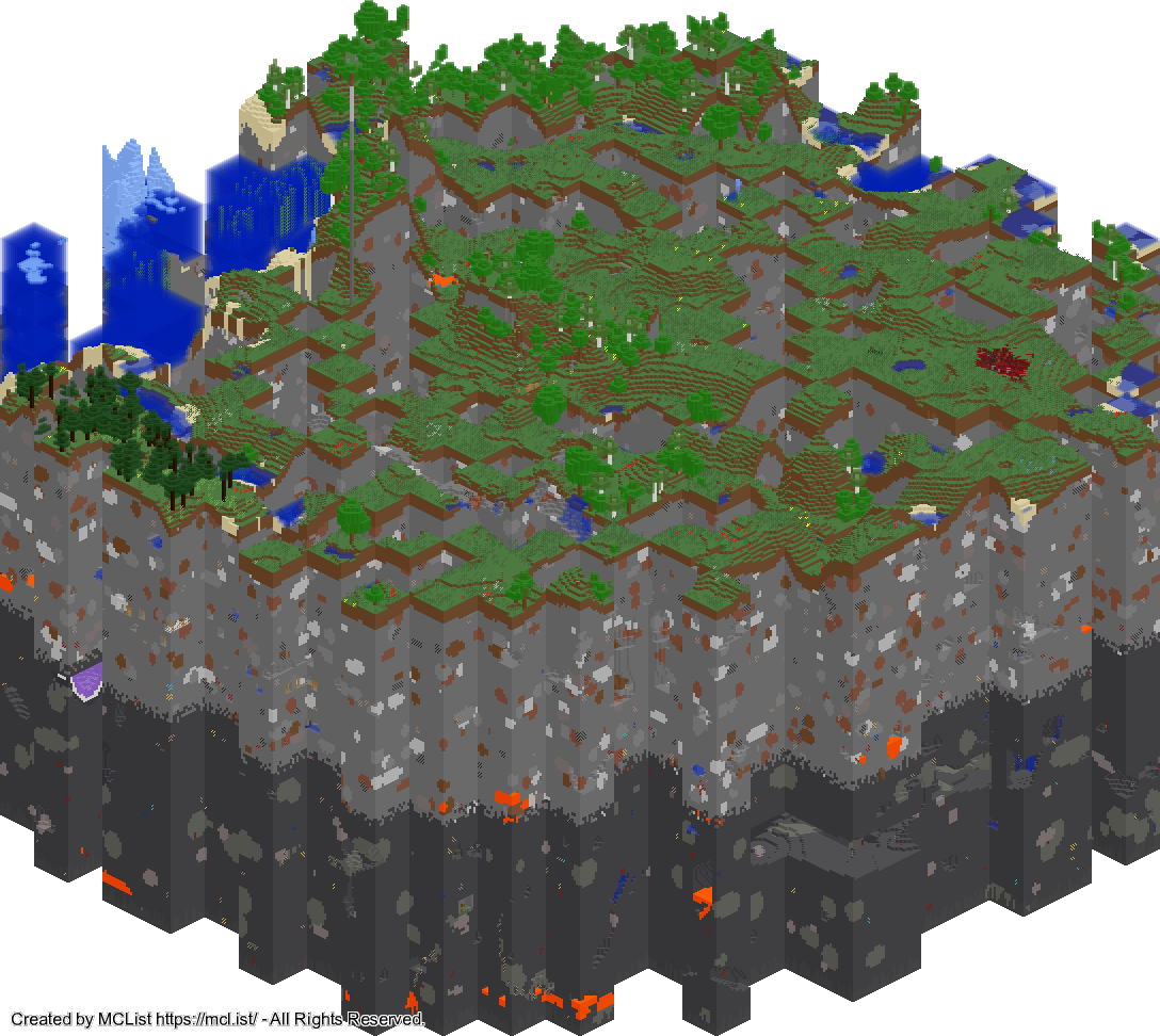 Rendered map