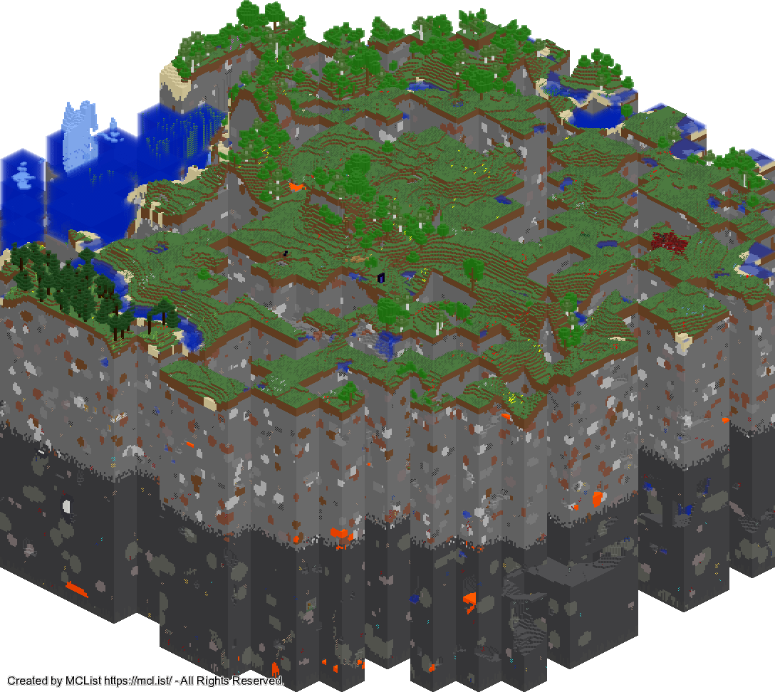 Rendered map