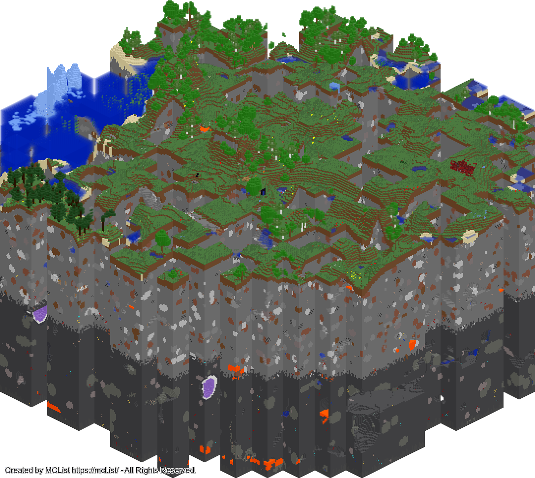 Rendered map