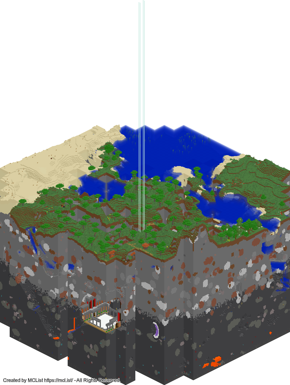 Rendered map