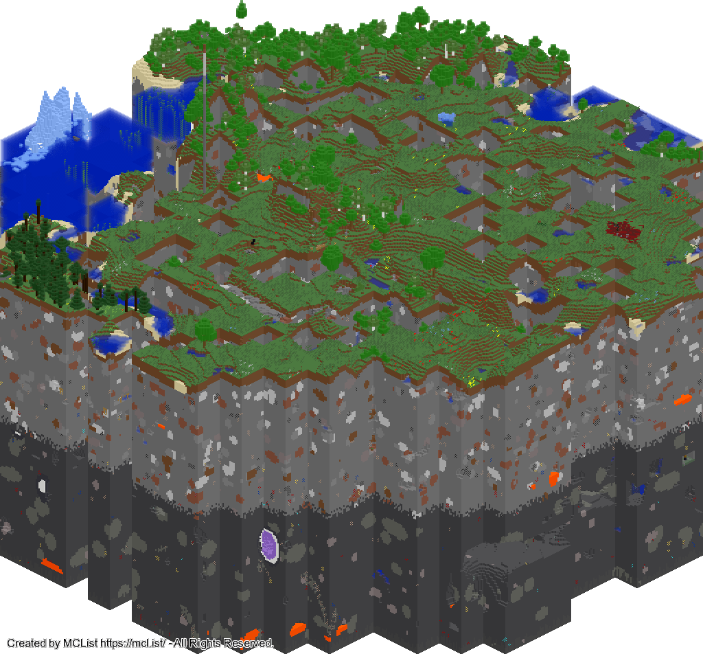 Rendered map