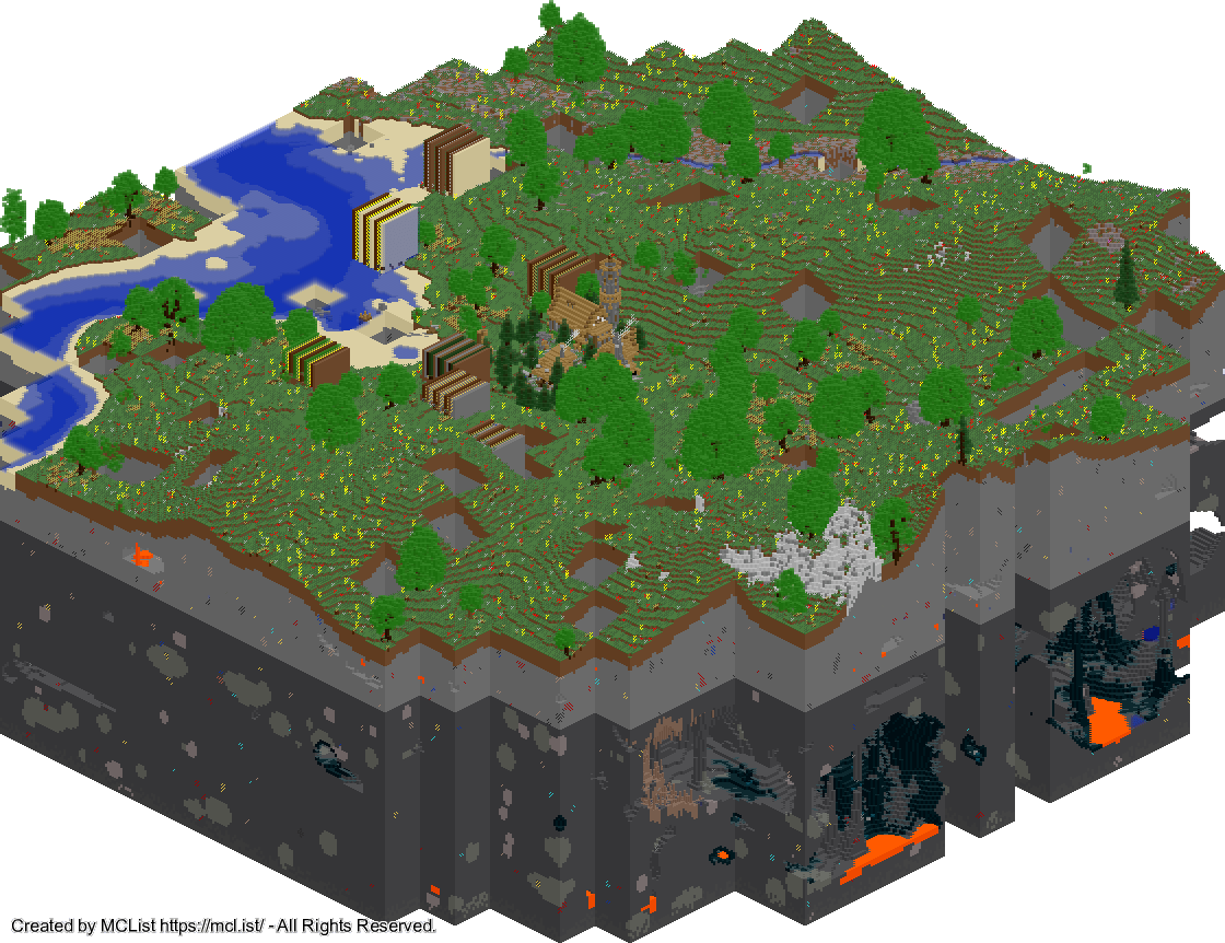 Rendered map